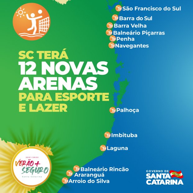 Arenas de Beach Tennis e vôlei movimentam litoral catarinense